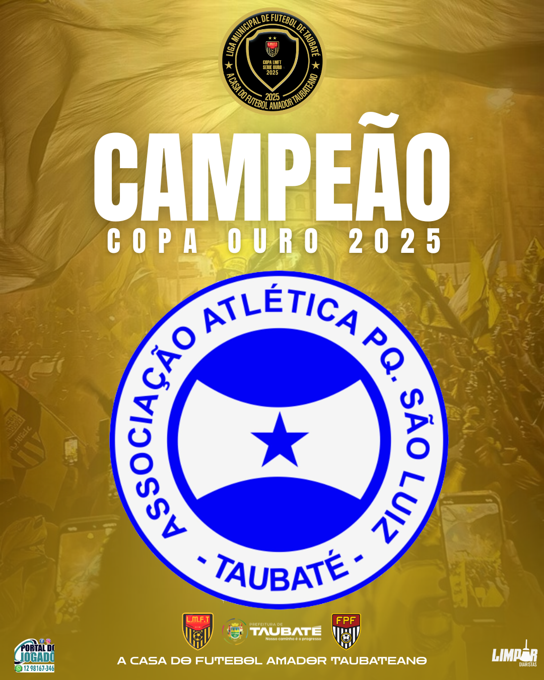 É CAMPEÃOOOOOO, É CAMPEÃOOOOOO, É CAMPEÃOOOOOO