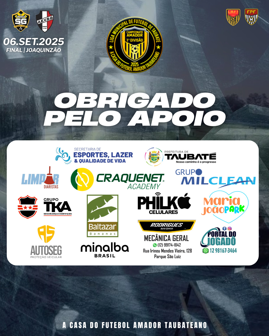 MUITO OBRIGADO A CADA UM E 2026 TEM MAIS