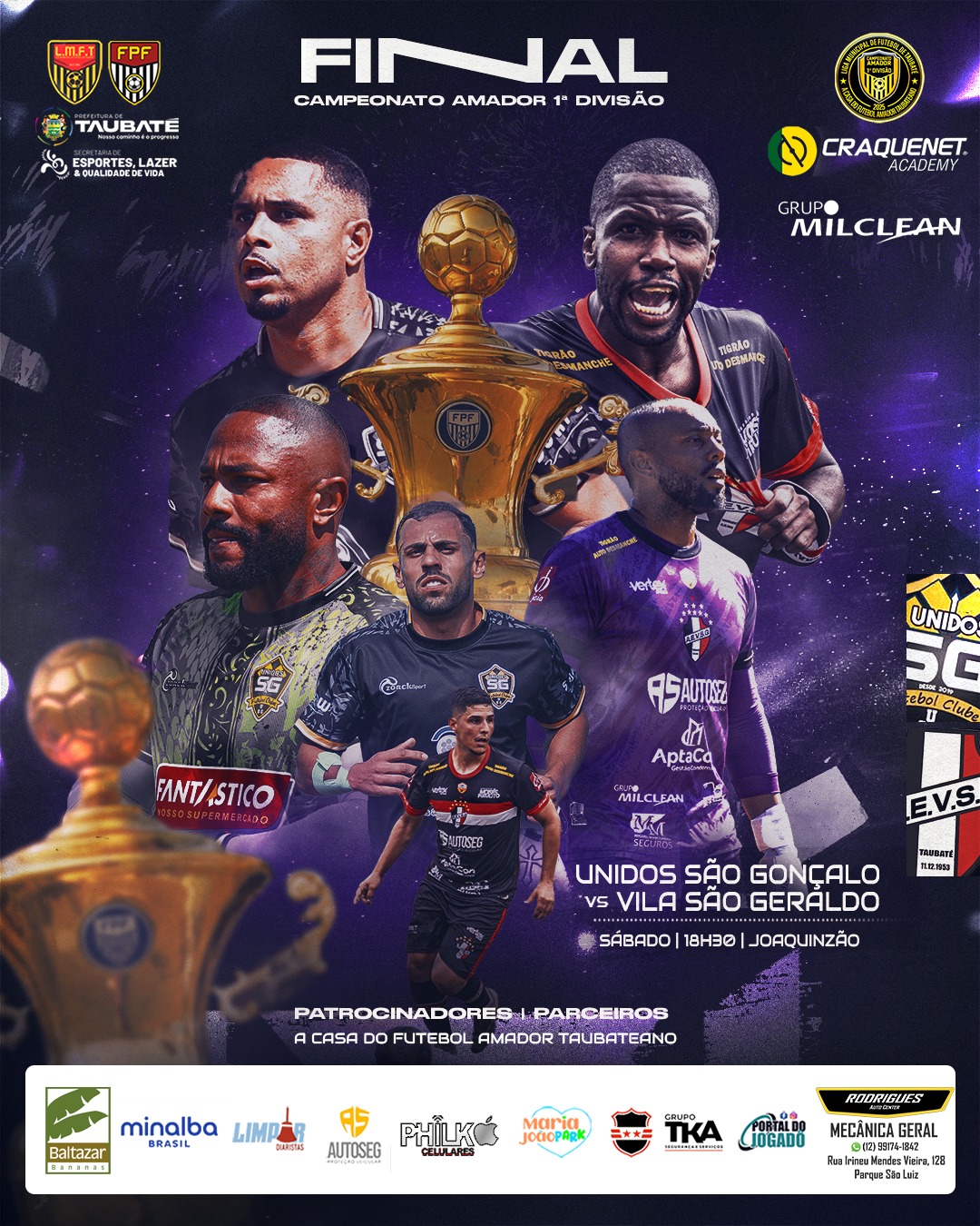é hoje, noite de conhecermos o campeão
