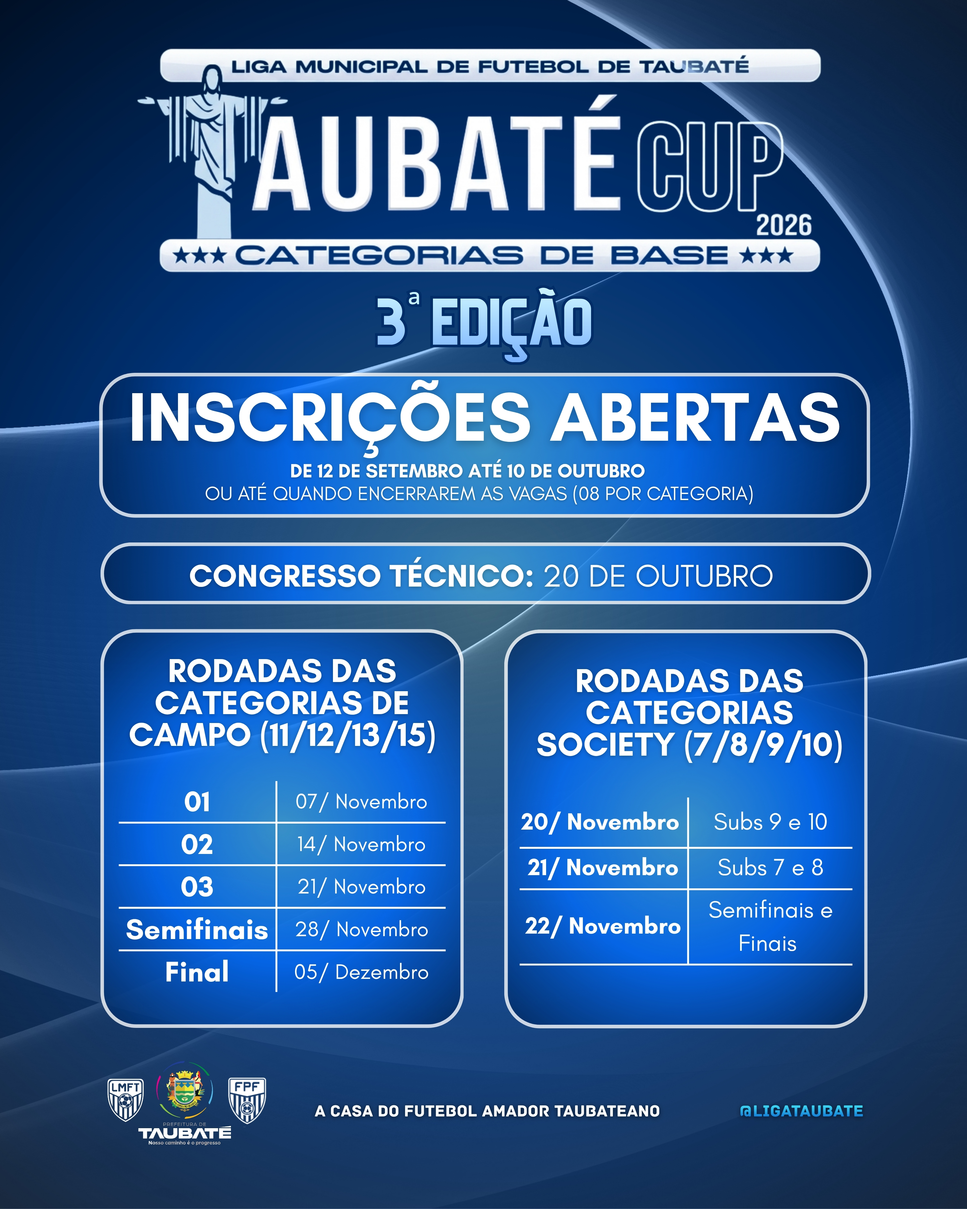 Vem aí a 3ª Edição da Taubaté CUP!