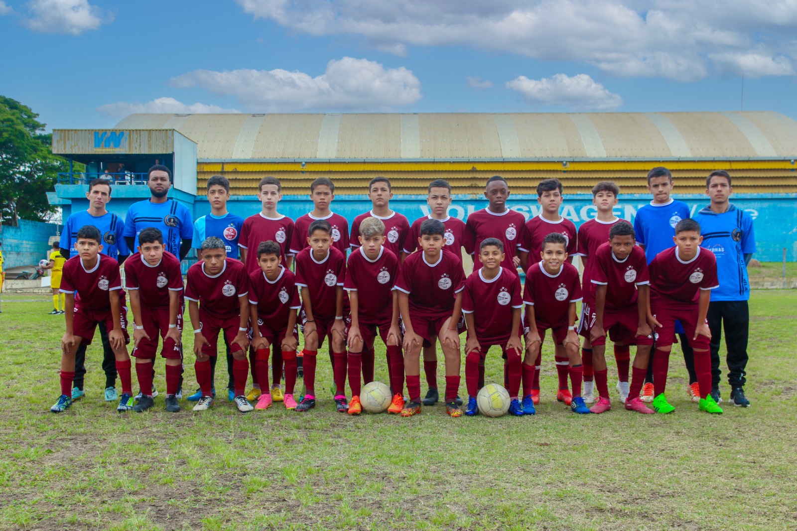 Elenco Campeão do EC Vila São José no Campeonato Sub 13