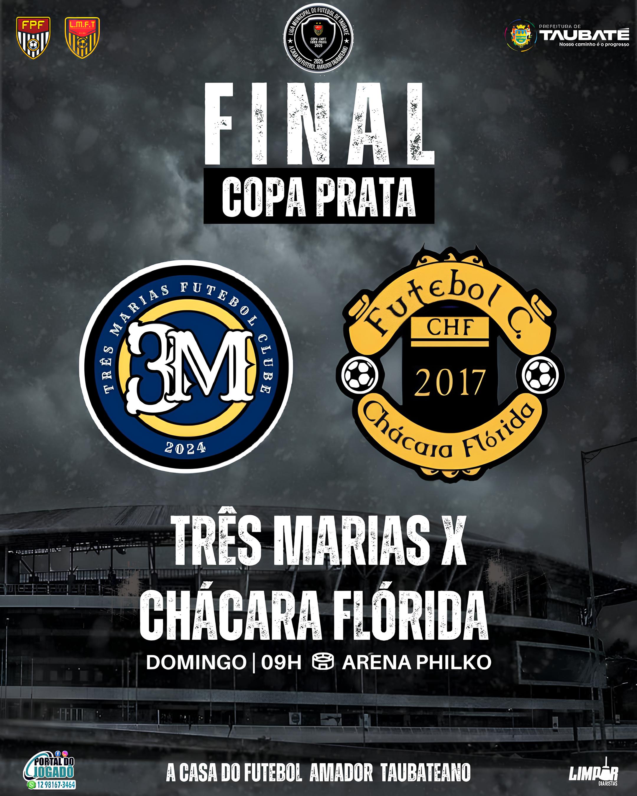 Olha quem está chegando, a FINAL da COPA PRATA 2025.
