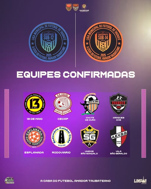 Faltam 30 dias para o inicio dos Taubateanos Sub 12 e Sub 14
