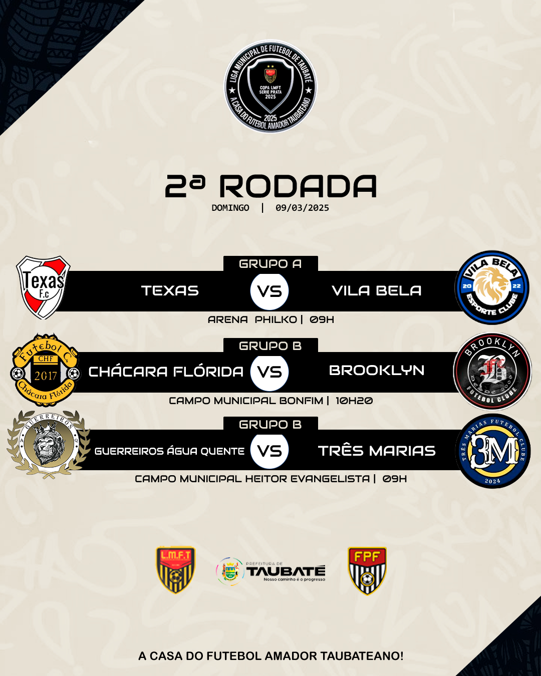 Confira os jogos da 2ª rodada da Copa Prata