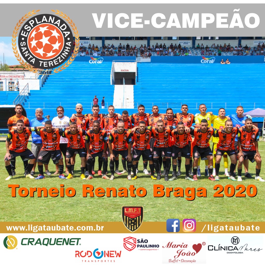 PÔSTER OFICIAL DO ELENCO DO EC ESPLANADA VICECAMPEÃO RB 2020