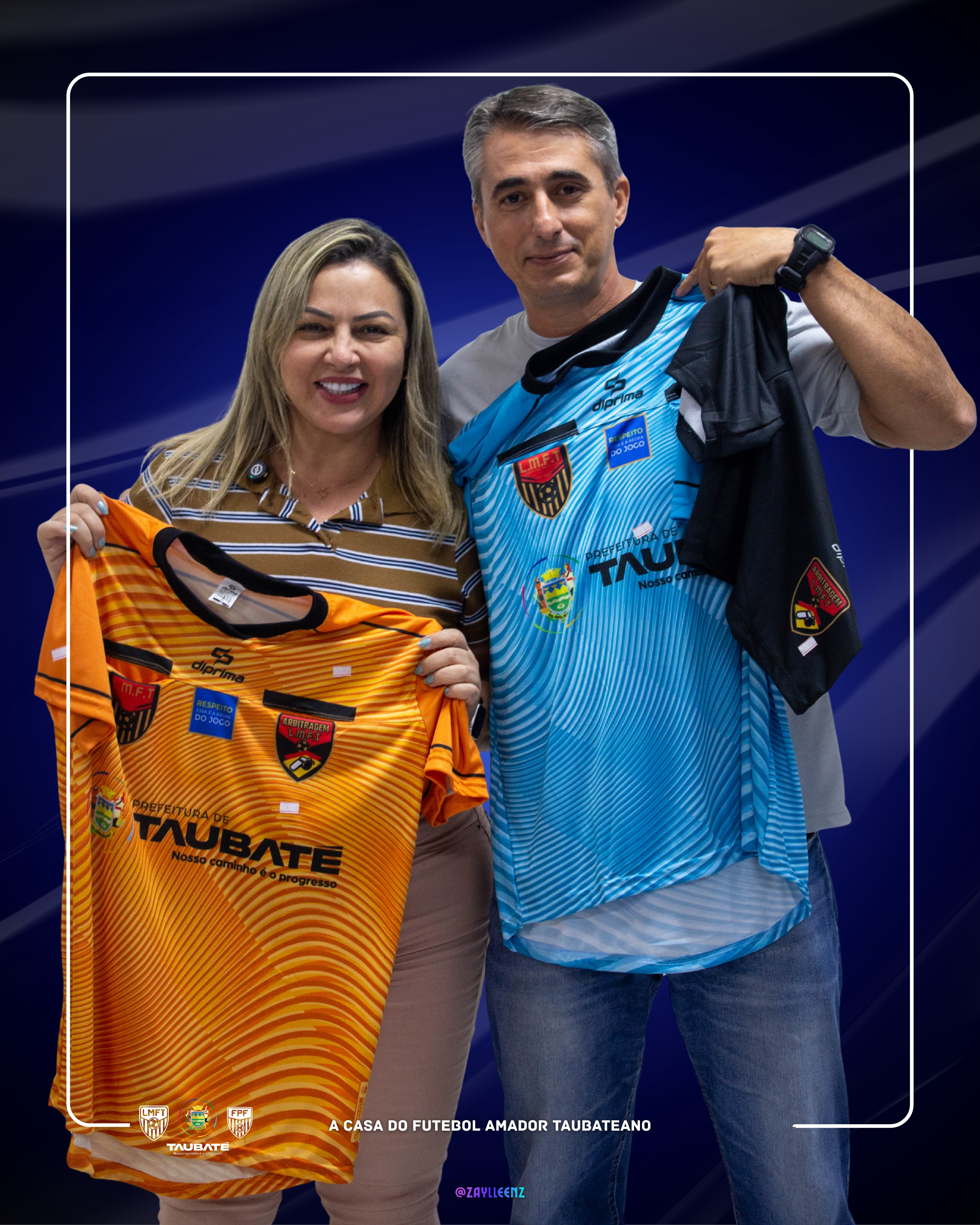  Arbitragem da LMFT recebe novos uniformes para 2026