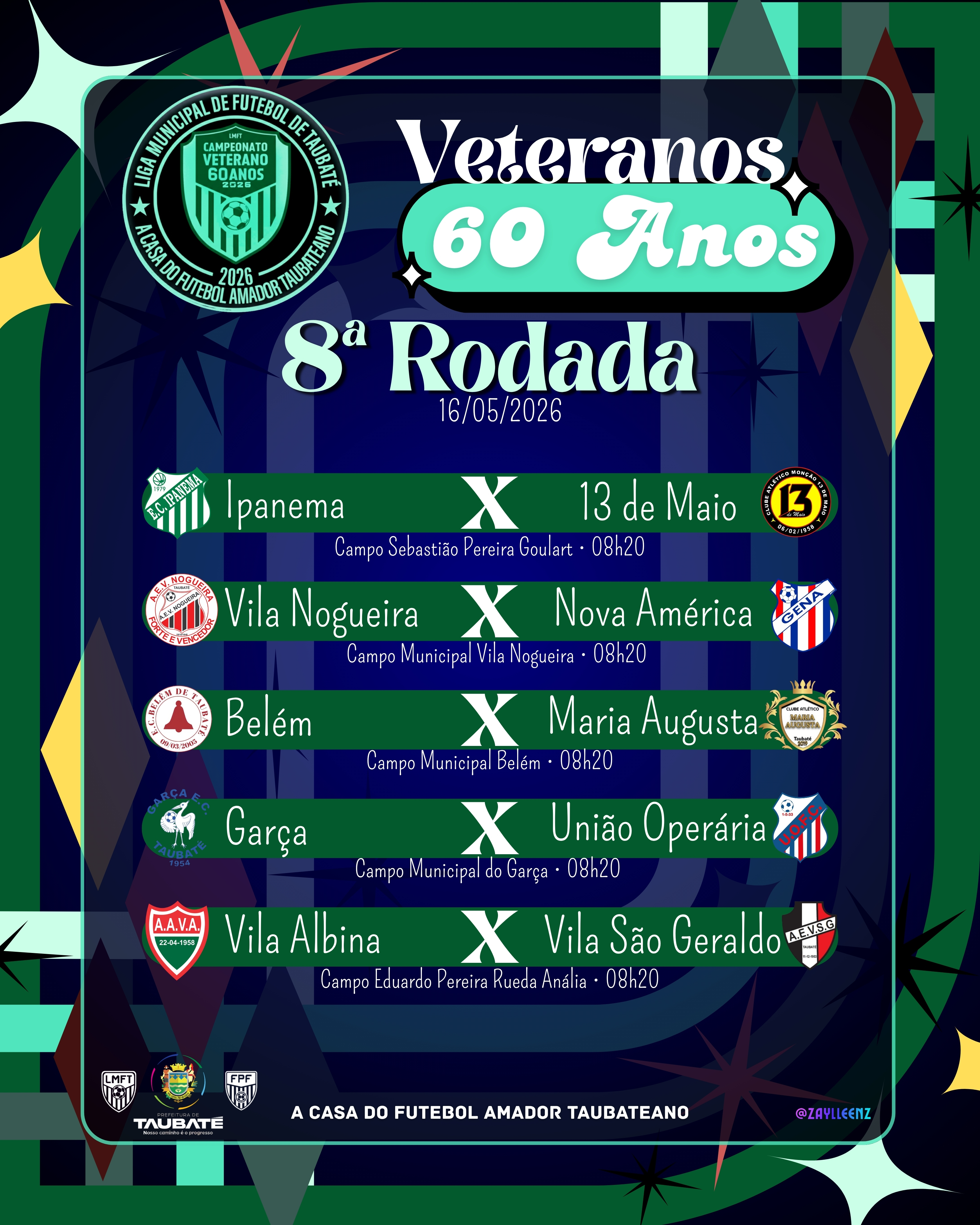 E vamos para a penúltima rodada da 1ª fase do 60TÃO