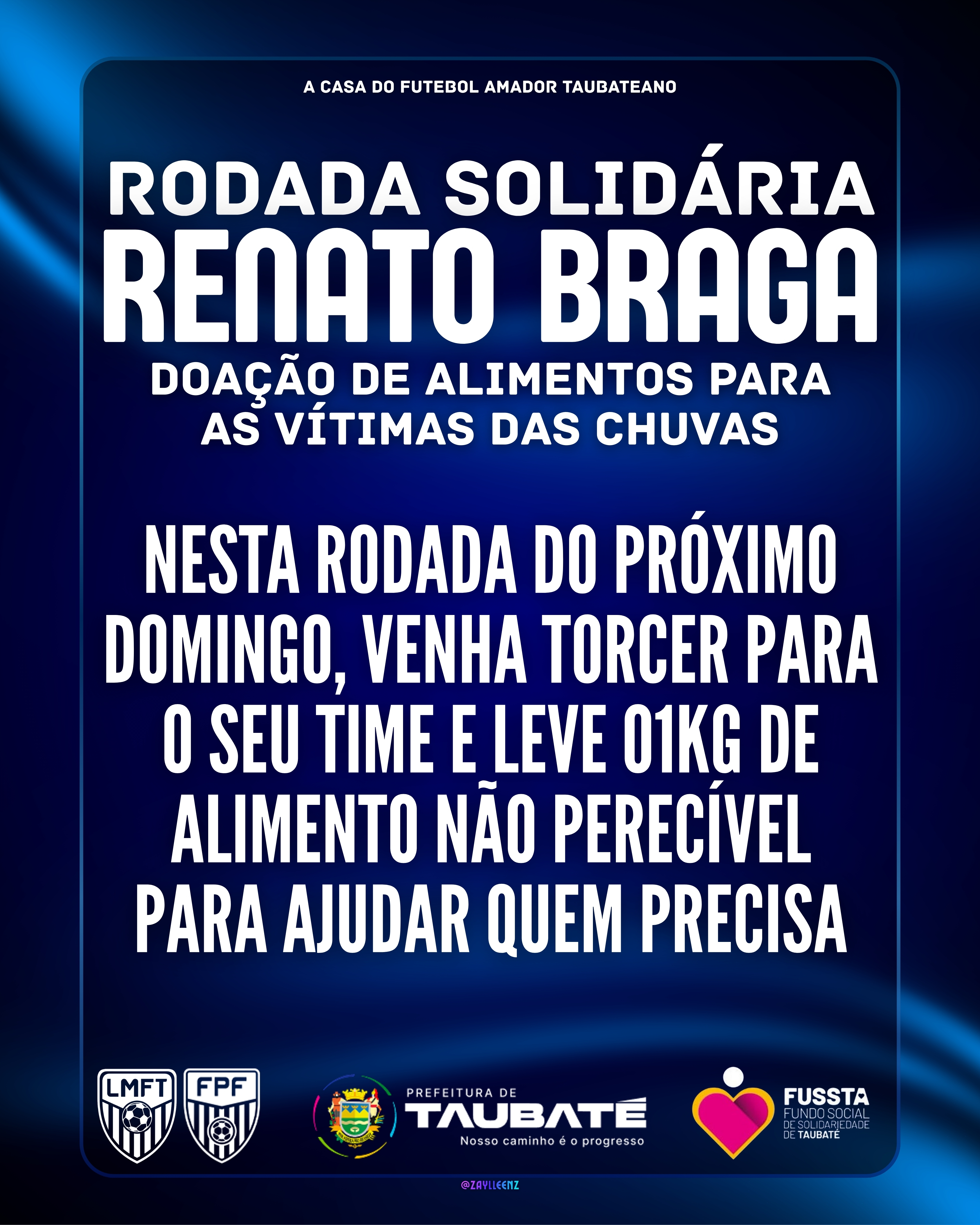 Rodada Solidária no Renato Braga