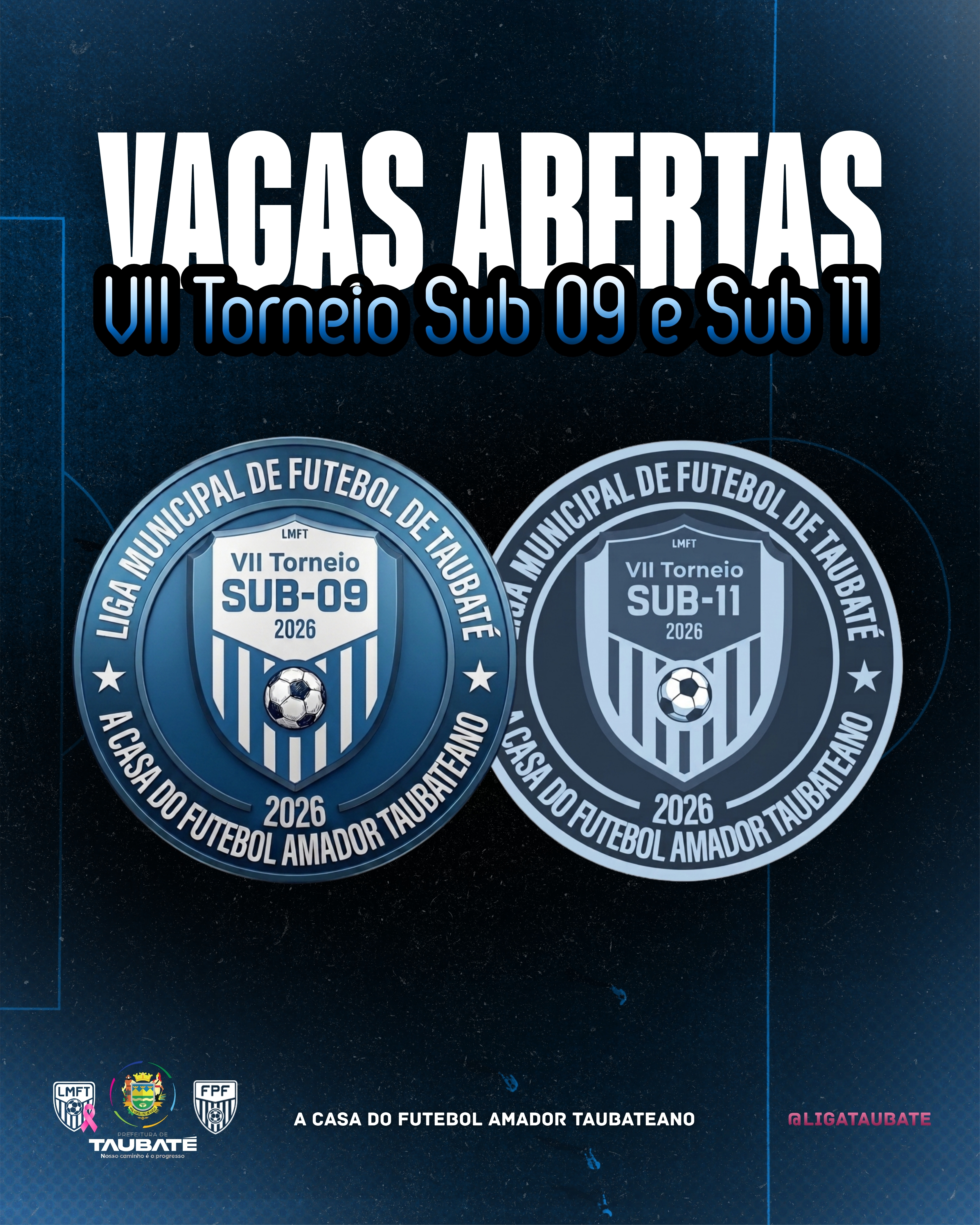 VII Torneios Sub 09 e Sub 11 - Temporada 2026