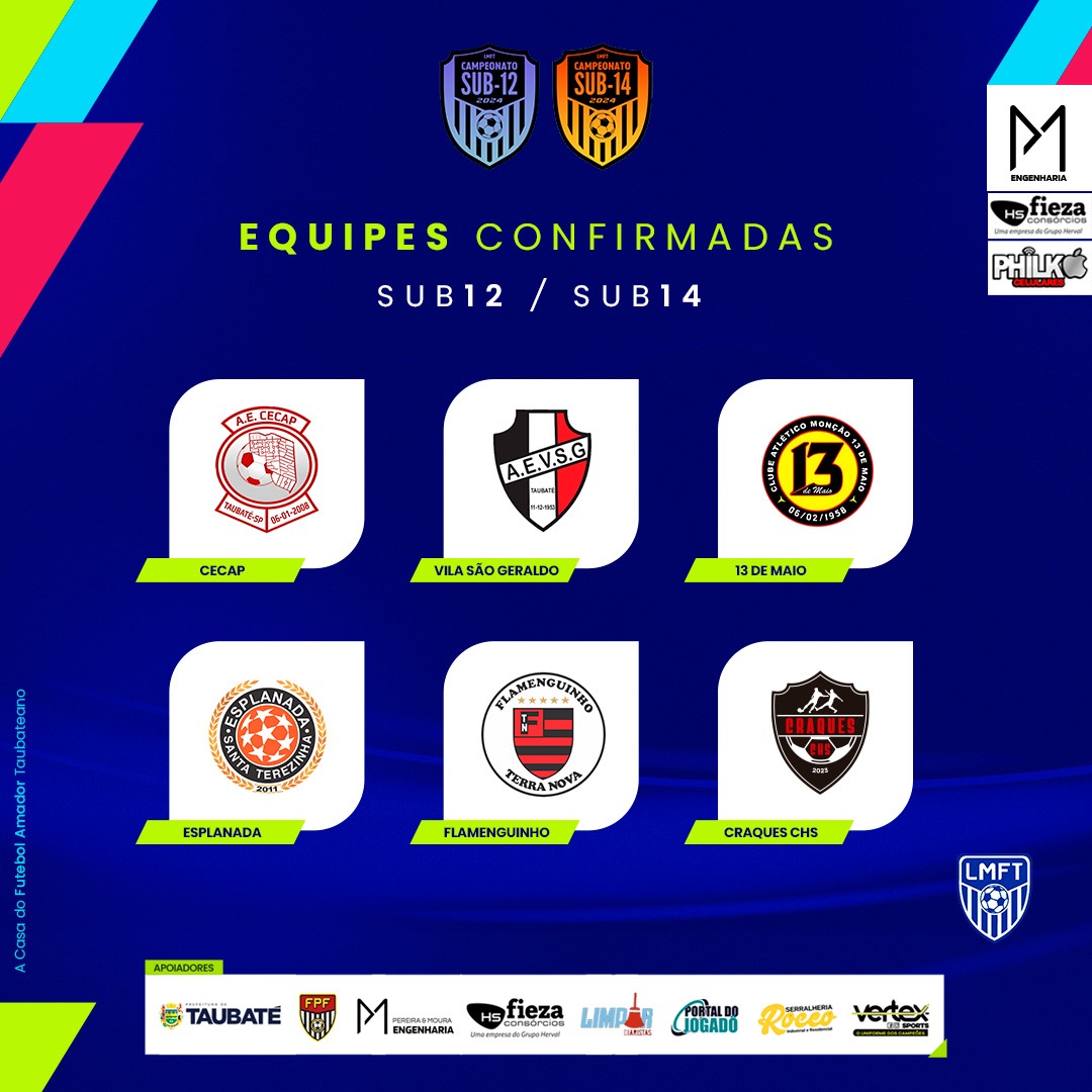 Conheça as equipes participantes das competições.