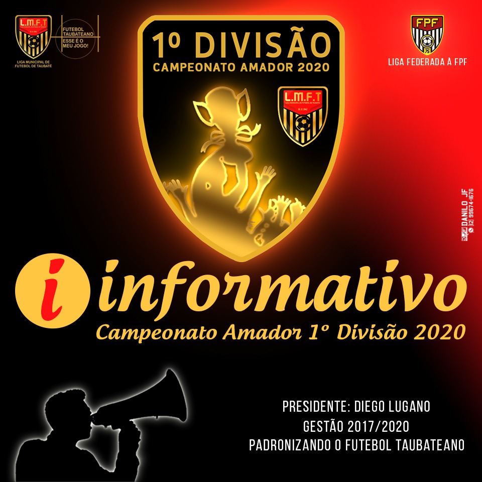 CAMPEONATO AMADOR 1ª DIVISÃO E JUVENIL SÃO CANCELADOS